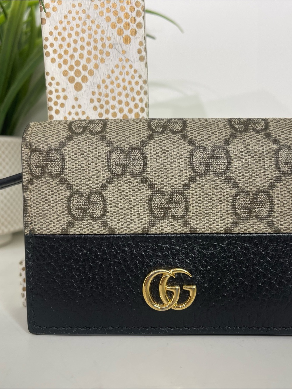 Gucci Supreme w/ Black Compact Wallet